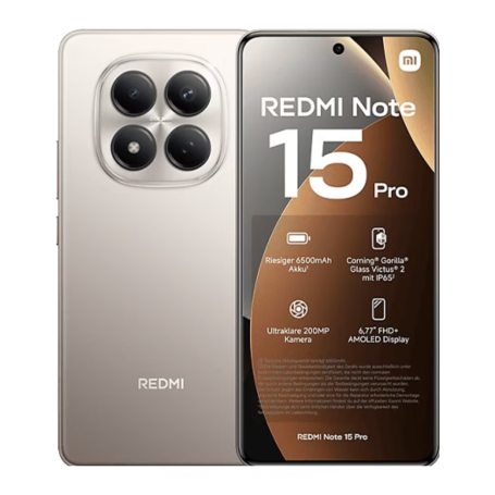 Smartphone, Mobile Phone - Xiaomi Redmi Note 15 pro 8 GB/256 GB Titanium - New, wholesale price