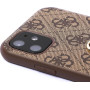 Étui, Housse, Protection - Coque de Protection Guess GUHCP 4GMGBR - Marron pour iPhone, prix de gros.