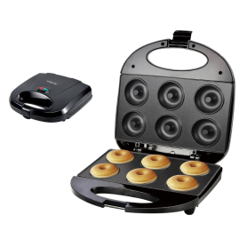 Appliance, Cooker - Electric Multifunctional Donut Maker 6-Hole Non-Stick Multicook - Black, wholesale price