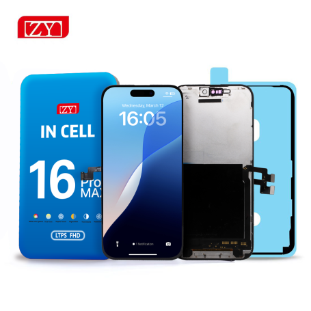 Écran, Display - Ecran iPhone 16 Pro Max (INCELL) ZY - COF - FHD1080p - Diagnostiquable, prix de gros.