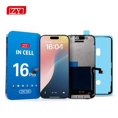 Display, Screen - Screen iPhone 16 Pro (INCELL) ZY - COF - FHD1080p - Diagnosable, wholesale price
