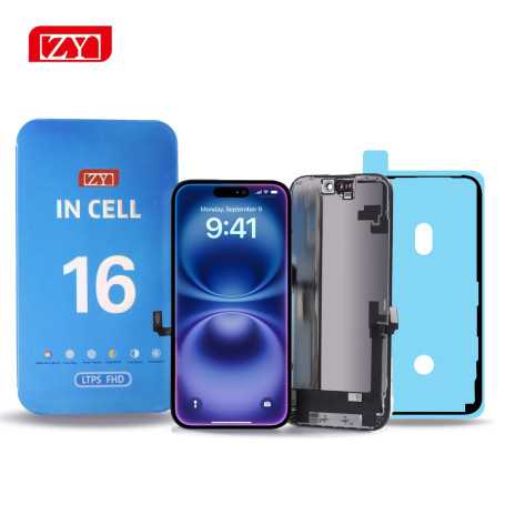 Display, Screen - Screen iPhone 16 (INCELL) ZY - COF - FHD1080p - Diagnosable, wholesale price
