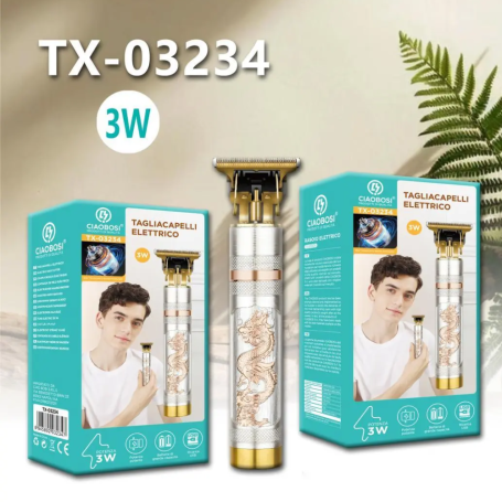 Tondeuse, Clipper, Rasoir - Tondeuse électrique rétro CIAOBOSI TX-03234 – Coupe cheveux compacte 3W, prix de gros.