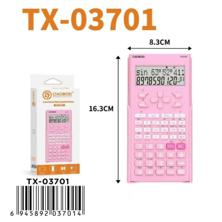 Machine à calculer - Calculatrice électronique 12 chiffres CIAOBOSI TX-03701 - Rose et Blanc, prix de gros.