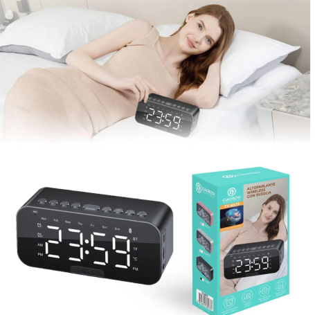 Alarm, Timepiece - CIAOBOSI TX-8573 Smart Alarm Clock with Bluetooth, wholesale price