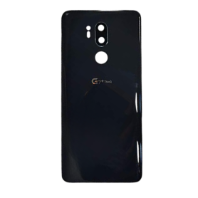Vitre arrière, Dos - Vitre arrière LG G7 ThinQ Noir (Original Démonté) - Grade A, prix de gros.