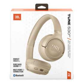 Audio Devices - Bluetooth Headphones JBL Tune 530BT - JBL530BTBEG - Beige, wholesale price
