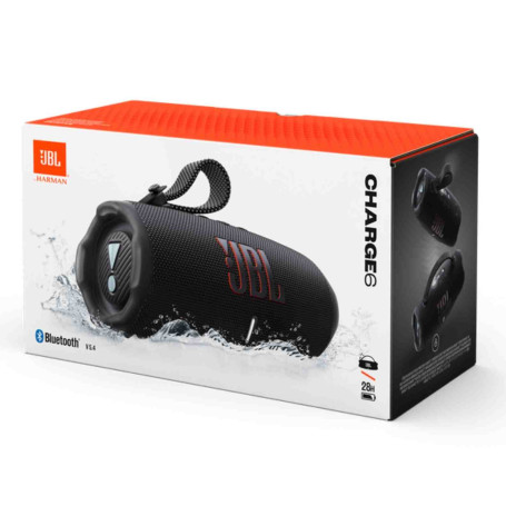 Haut-parleur, Boombox - Enceinte Bluetooth Portable JBL Charge 6 - JBLCHARGE6BLK - Noir, prix de gros.