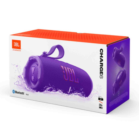 Speaker, Audio Device - Portable Bluetooth Speaker JBL Charge 6 - JBLCHARGE6PUR - Purple, wholesale price