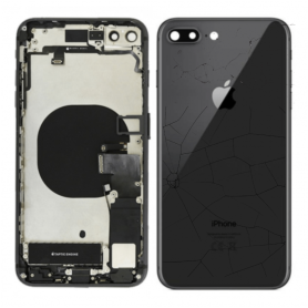 Châssis, Cadre - Châssis Complet iPhone 7 Noir - Connecteur de Charge sans Batterie (Origine Demonté) - Cassé, prix de gros.