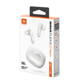 Earbuds, Headphones - Bluetooth Earphones JBL Wave Flex 2 - JBLWFLEX2WHT - White, wholesale price