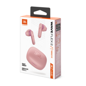 Earphones, Audio Headset - Bluetooth Headphones JBL Wave Flex 2 - JBLWFLEX2PIK - Pink, wholesale price