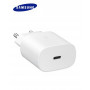 Kit Chargeur Type-C / Type-C Samsung 25W Blanc - Retail Box (Origine)