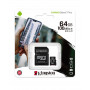 Carte Mémoire Kingston Canvas Select Plus 64 Go - Micro SDHC + Adaptateur SD (Origine)