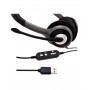 Casque Audio USB Deluxe stéréo V7 - Noir