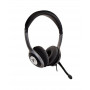 V7 Deluxe Stereo USB Audio Headphones - Black