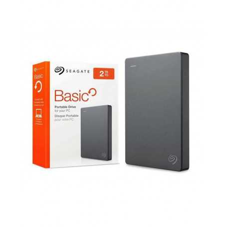 Disque dur Portable Seagate Basic STJL2000400 - 2.5" Externe - 2 To - USB 3.0