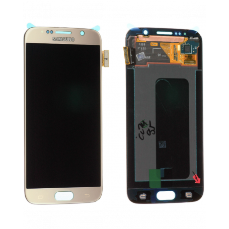 Samsung Galaxy S6 (G920F) Gold Screen (Service Pack) - GH97-17260C