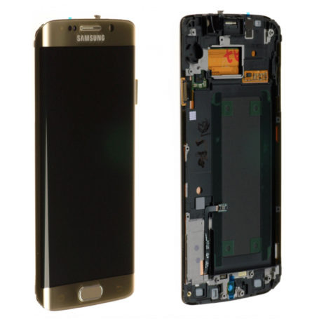 Samsung Galaxy S6 Edge (G925F) Gold Screen (Service Pack) - GH97-17162C-17317C-17334C