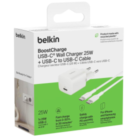 Adaptateur Secteur USB-C 25W 1m Belkin | EasyMobile