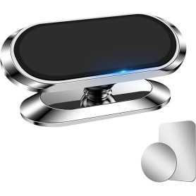 Phone Stand, Cradle - Magnetic Car Phone Holder, 360° Rotating Car Phone Mount - Silver, wholesale price