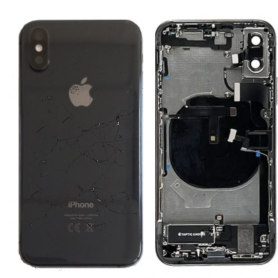 Châssis, Cadre - Châssis Complet iPhone XS Noir - Connecteur de Charge Sans Batterie (Original Demonté) - Cassé, prix de gros.