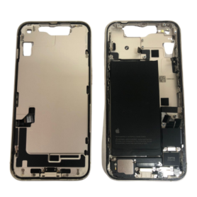 Replacement Parts - Gold iPhone 14 Chassis - Charging Port + Battery without Back Glass (Original Disassembled) - Grade AB, whol