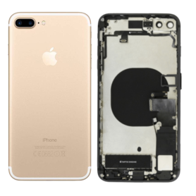 Coque, Cadre - Châssis Complet iPhone 7 Plus Or - Connecteur de Charge sans Batterie (Original Demonté) - Grade B, prix de gros.