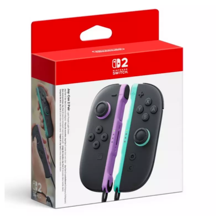 Contrôleurs, Manettes - Consoles de Jeu Joy-Con 2 Paires pour NINTENDO SWITCH 2 - Violet Clair/Vert, prix de gros.