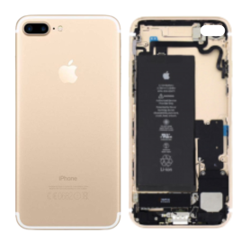 Pièces détachées - Châssis Complet iPhone 7 Plus Or - Connecteur de Charge + Batterie (Original Demonté) - Grade AB, prix de gro