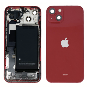Frame, Housing - Complete iPhone 13 Red Chassis - Without Charging Connector + Battery (Original, Removed) - Grade AB, wholesale