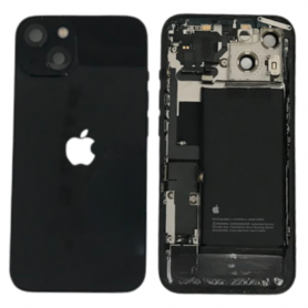 Coque, Boîtier - Châssis Complet iPhone 13 Noir - Sans Connecteur de Charge + Batterie (Origine Demonté) - Grade A, prix de gros