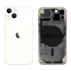 Back Cover - Complete iPhone 13 White Chassis - Without Charging Connector (Original Disassembled) - Grade B, wholesale price