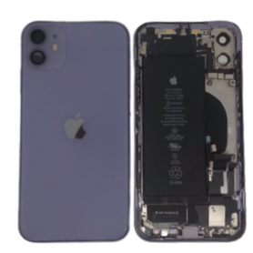 Replacement Housing - Complete iPhone 11 Purple Chassis - Without Charging Connector + Battery (Original Removed) - Grade A, who