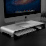 Mini Aluminium Computer Desk Stand - Silver