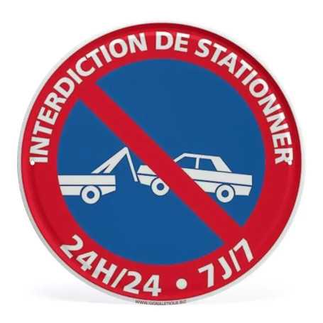 Signs, Markers - Circular aluminum plaque - road sign panel - 30*30cm - Without accessories, wholesale price