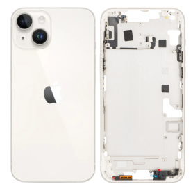 Carcasse, Cadre - Châssis Complet iPhone 14 Plus Blanc Sans Connecteur de charge (Original Demonté) - Grade B, prix de gros.