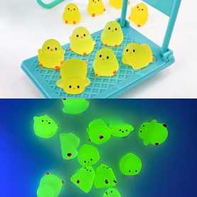 Miniature Toys - copy of Packet of surprise 3D luminous miniature animals - glows in the dark - luminous cake style (random colo