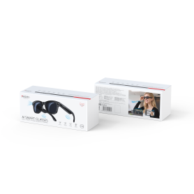 Smart Glasses, AI Spectacles - Lunettes intelligentes à caméra AI – 8MP – ChatGPT – traduction temps réel – IP67 – multi-langues