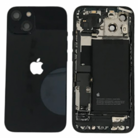 Replacement Parts - Complete iPhone 13 Mini Black Chassis - Without Charging Port + Battery (Original, Removed) - Grade B, whole