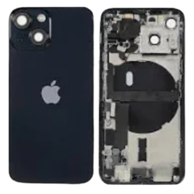 Back Housing - Complete iPhone 13 Mini Black Chassis - Without Charging Connector (Original Disassembled) - Grade B, wholesale p