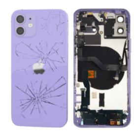 Replacement Parts - iPhone 12 Purple Complete Chassis - Without Charging Connector(Original Disassembled) - Broken, wholesale pr
