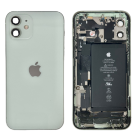 Repair Housing - Complete iPhone 12 Green Chassis - Without Charging Connector + Battery (Original, Removed) - Grade B, wholesal
