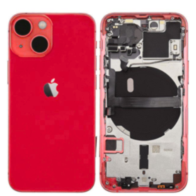Back Cover, Rear Case - Complete iPhone 13 Red Chassis - Charge Connector Without Battery (Original Disassembled) Grade A, whole