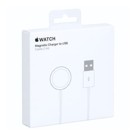 USB Magnetic Charging Cable for Apple Watch 1M - Retail Box | Fast Charge & Durable Design