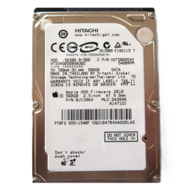 Stockage, HDD - Disque Dur HITACHI HTS545050B9A302 - 2.5" - 500 Go - SATA - Occasion, prix de gros.