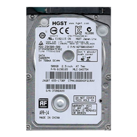 Disque, Stockage - Disque Dur HGST HTS545050A7E362 - 2.5" - 500 Go - SATA - Occasion, prix de gros.