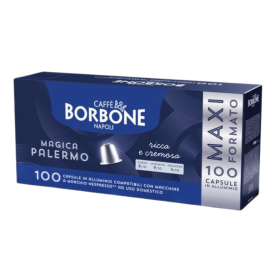 Coffee Pods - Capsules Aluminum Borbone Compatible with Nespresso Magica Palermo 100pcs, wholesale price