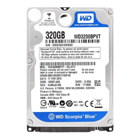 Disque, HDD, Stockage - Disque Dur WESTERN DIGITAL WD3200BPVT - 2.5" - 320 Go - SATA - Occasion, prix de gros.