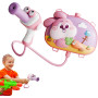 Water Blaster - Squirt Gun - Water gun backpack - child - large capacity - cute animal design - continuous shooting - pump-opera